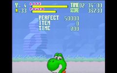 une photo d'Ã©cran de Yoshi s Safari sur Nintendo Super Nes